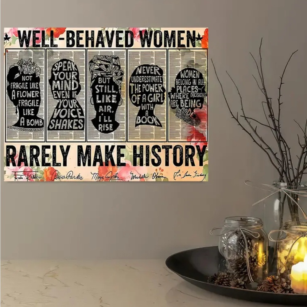 Inspirational Women's Quote Wall Art - Unframed - Picture 3 of 5